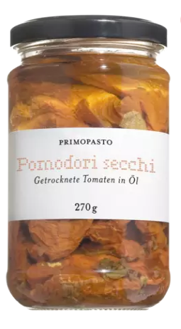 Getrocknete Tomaten in Öl 280g (Pomodori secchi so