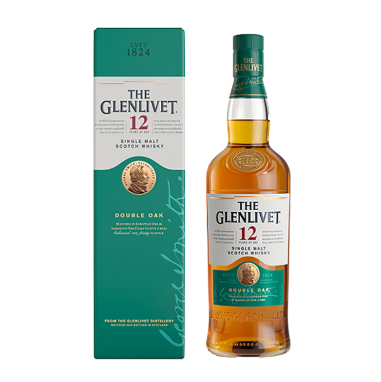 The Glenlivet Single Malt Scotch Whisky, 12 years,