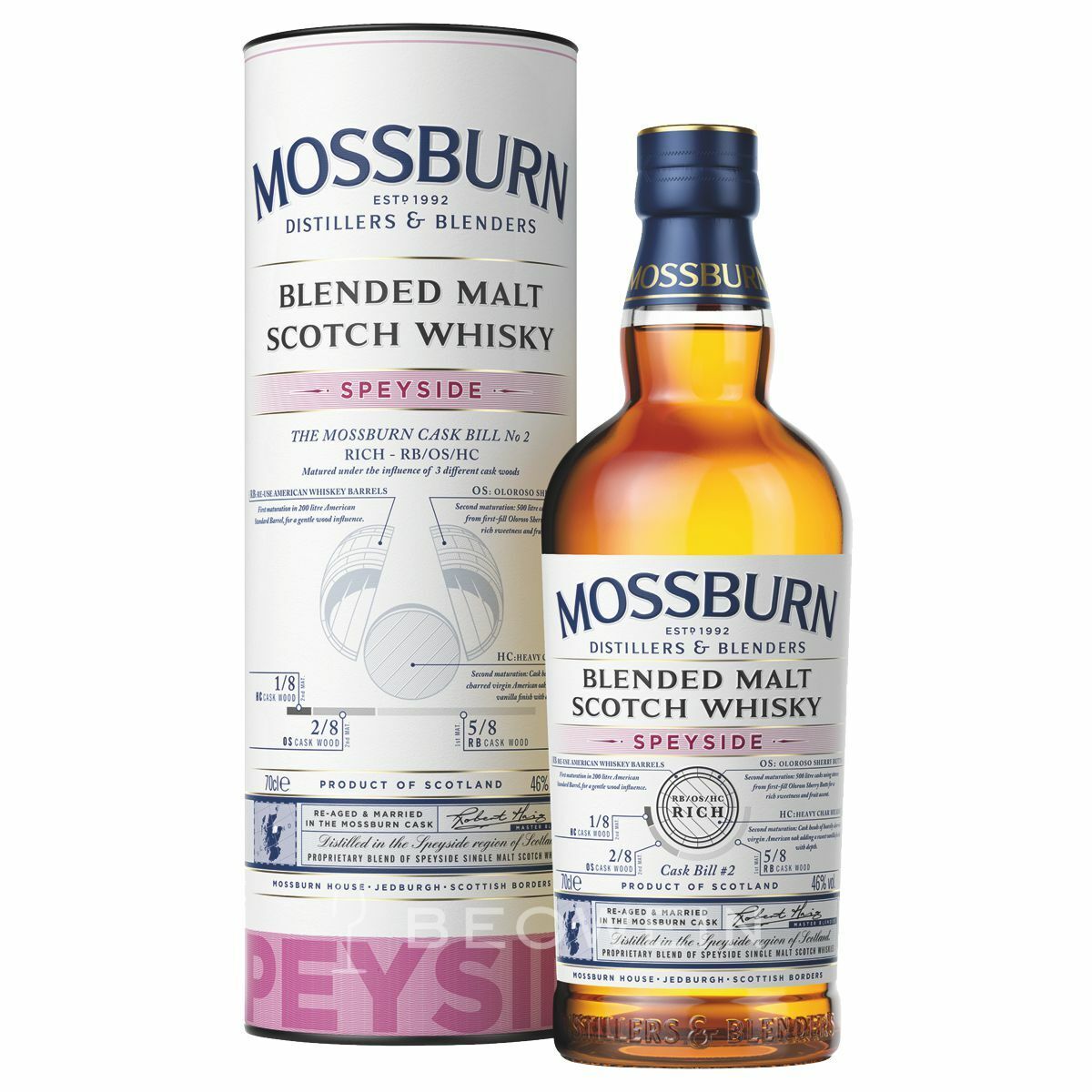Mossburn SPEYSIDE Blended Malt Scotch Whisky 0,7l