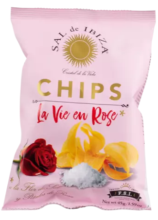 Kartoffelchips mit Rosenaroma 45g (Chips La Vie en