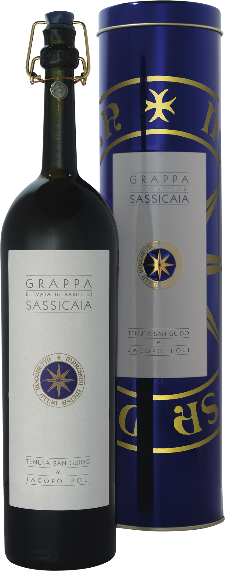 Grappa di Sassicaia 0,5 L, 40% vol. - -Jacopo Poli